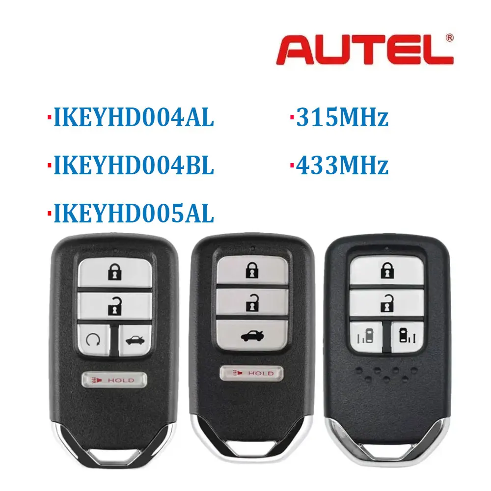 

Умный ключ AUTEL для Honda 4/5 кнопок IKEYHD004AL IKEYHD004BL IKEYHD005AL Универсальный автомобильный ключ (багажник) MAXIIM IKEY Премиум-стиль