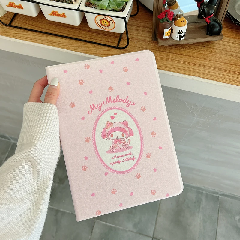 

Чехол Cute Melody для iPad A16 11 2025 6 5-го поколения 9,7 дюйма Pro 11 2024 Air 5 4 2022 10th 10.9 7/8/9th 10.2 10.5 Mini6 7 Cover