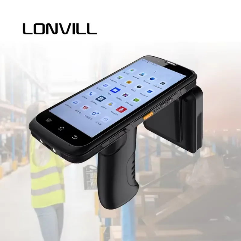 for LONVILL Industrial Handheld Rugged PDA Warehouse Scan Barcode RFID Android PDA