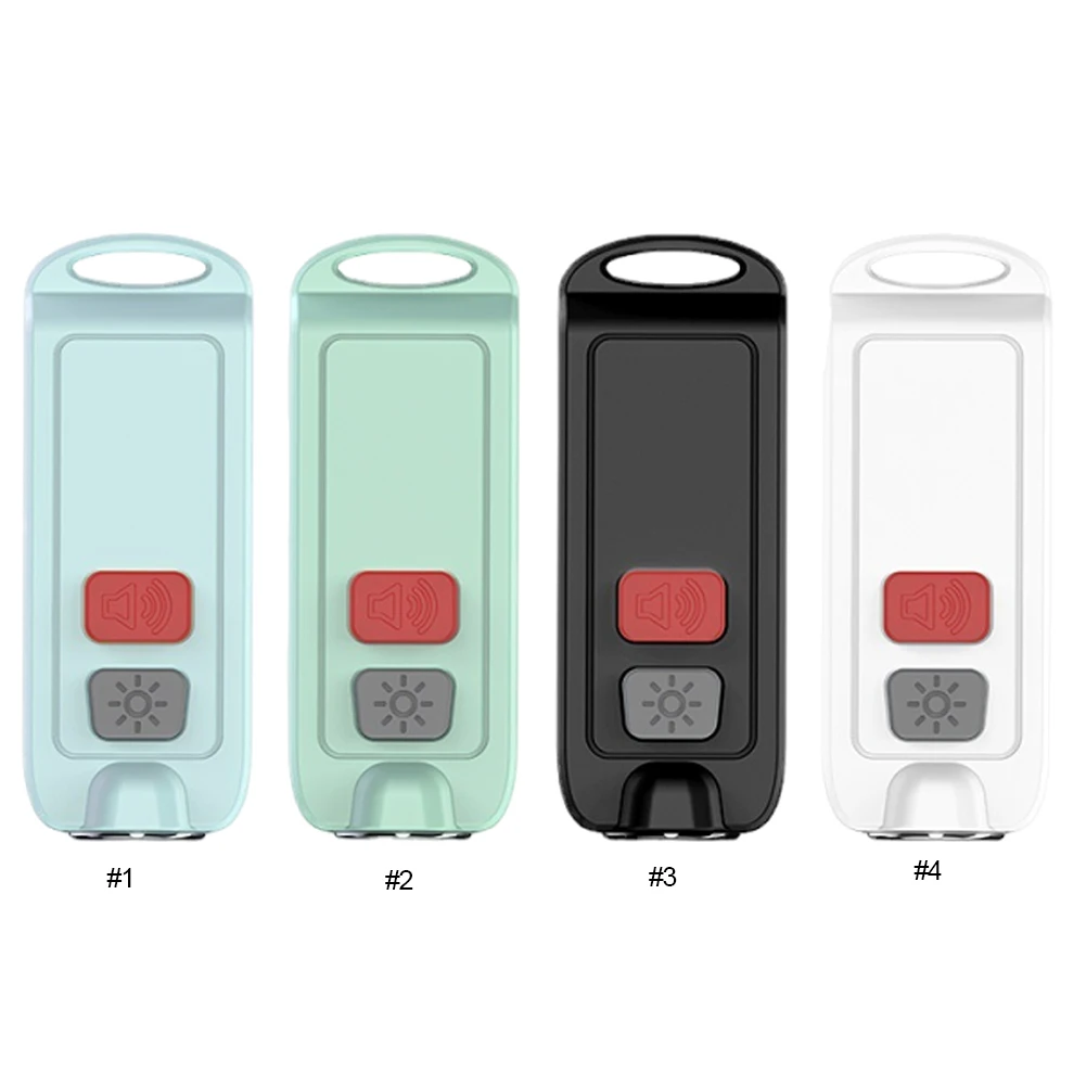Personal Alarm with LED Lights Self Defense Alarm Waterproof Emergency Safety Alarm Rechargeable for Women Men Children Elderly