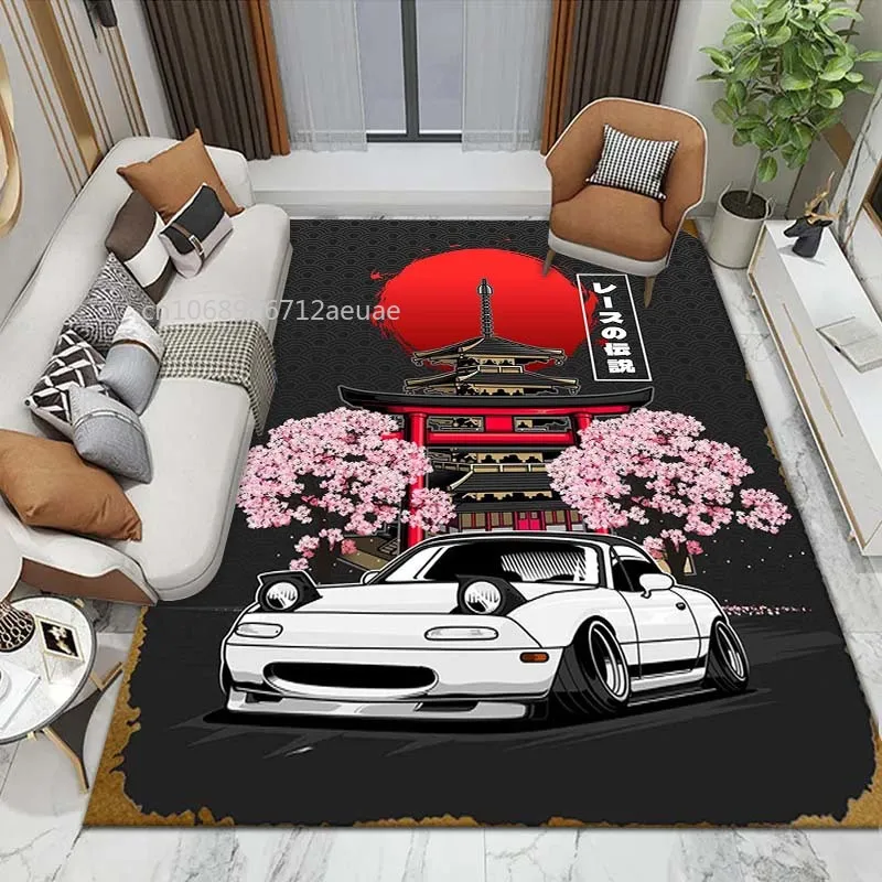 Miata MX-5 NA Rug Living Room Kids Bedroom Sofa Kitchen Doormat Decor Japanese Art Non-slip Floor Mat