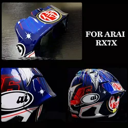 For RX7X RX-7X RX7 GP Chaser-X CORSAIR-X Motorcycle Rear Trim Helmet Spoiler Helmet Spoiler Accessories