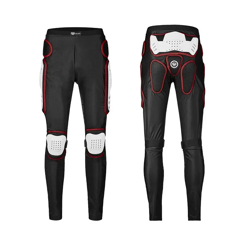 

Motorcycle Pants Armor Motocross Pants Breathable Riding Gear Pantalon Moto Shockproof Protect Knee Side Thigh Hip Waist SULAITE