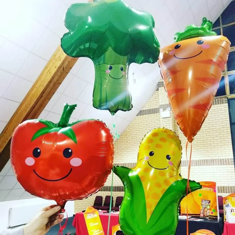 6/8 stücke Obst Ballons Erdbeere Avocado Folie Helium Ballon Wassermelone Orange Kaktus Ballon kinder Thema Party Dekoration – Detail 15