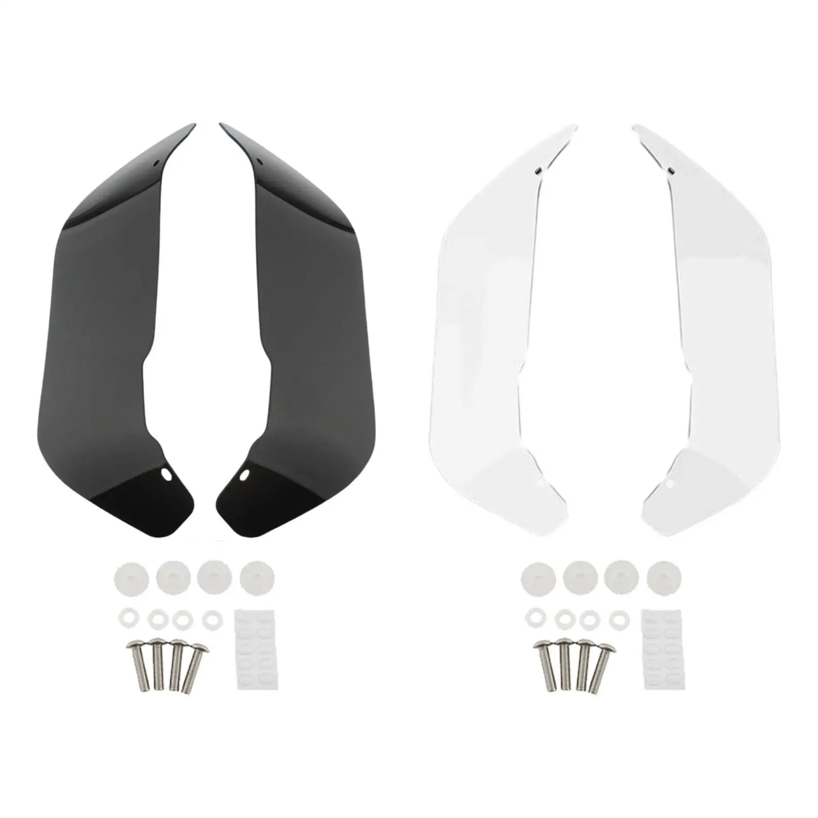 

Motorcycle Leg Windshield Motorbike Leg Protection Wind Guard Side Wing Windshield Side Fairing for Honda GL1800 2018-2024