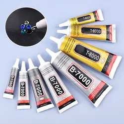 9/15/50/110ml B-7000 Glue T-8000 Adhesive Epoxy Resin Repair Cell Phone Touch Screen Liquid Glue Jewelry Craft Adhesive Glue