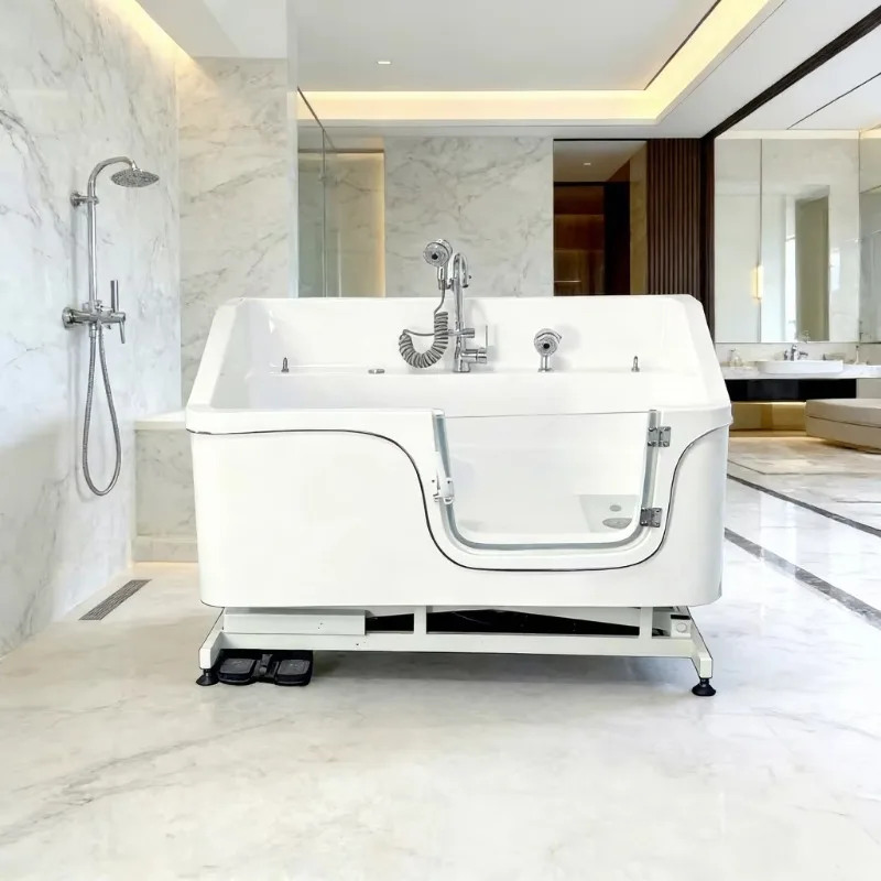 

Eco-Friendly Shampoo Bath Spa Glass Acrylic Dog & Cat Spray Cleaning Tub for Bathroom Use Stocked Feature