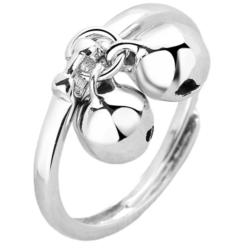 The Ring Creative Design Ball Bell Dangling Adjustable Bohemian Cute Open Finger