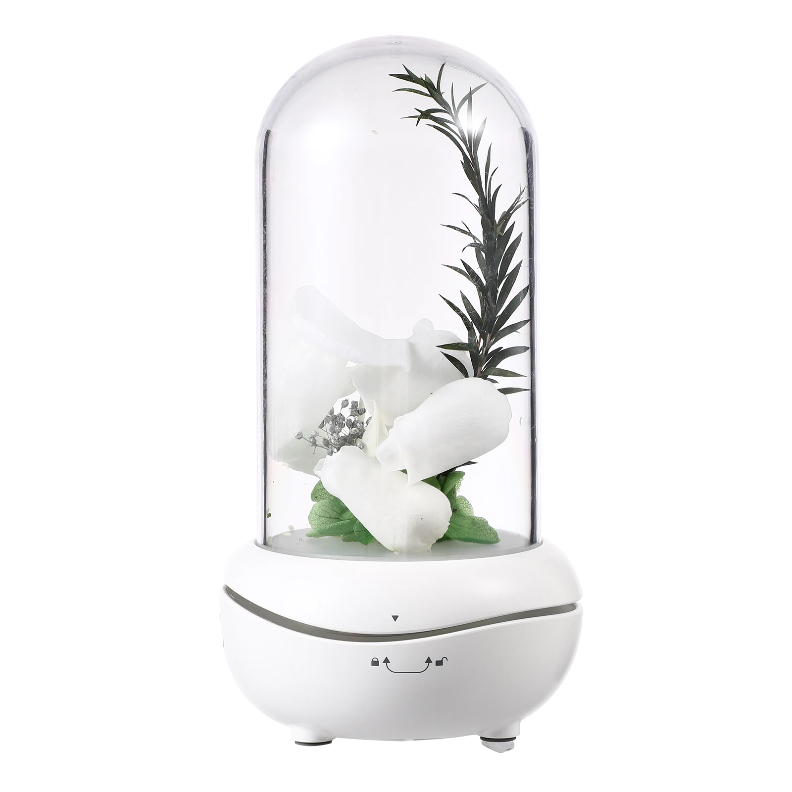 

Eternal Flower Aromatherapy Diffuser Humidifier LED Night Light Mini L Office Use Steam Relaxation