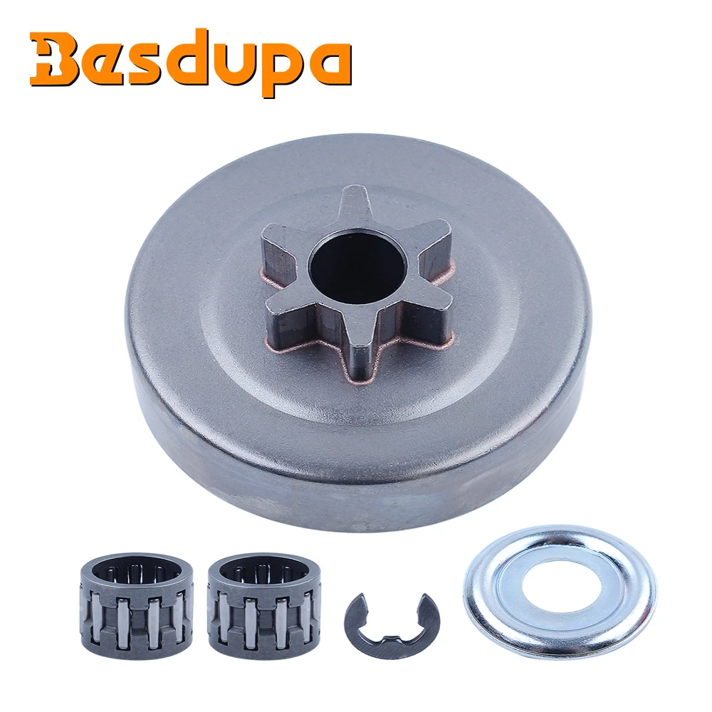 

3/8 6T Clutch Drum Sprocket Washer E-Clip Kit for STIHL Chainsaw MS170 MS180 MS210 MS230 MS250 017 018 021 023 025 1123 640 2003