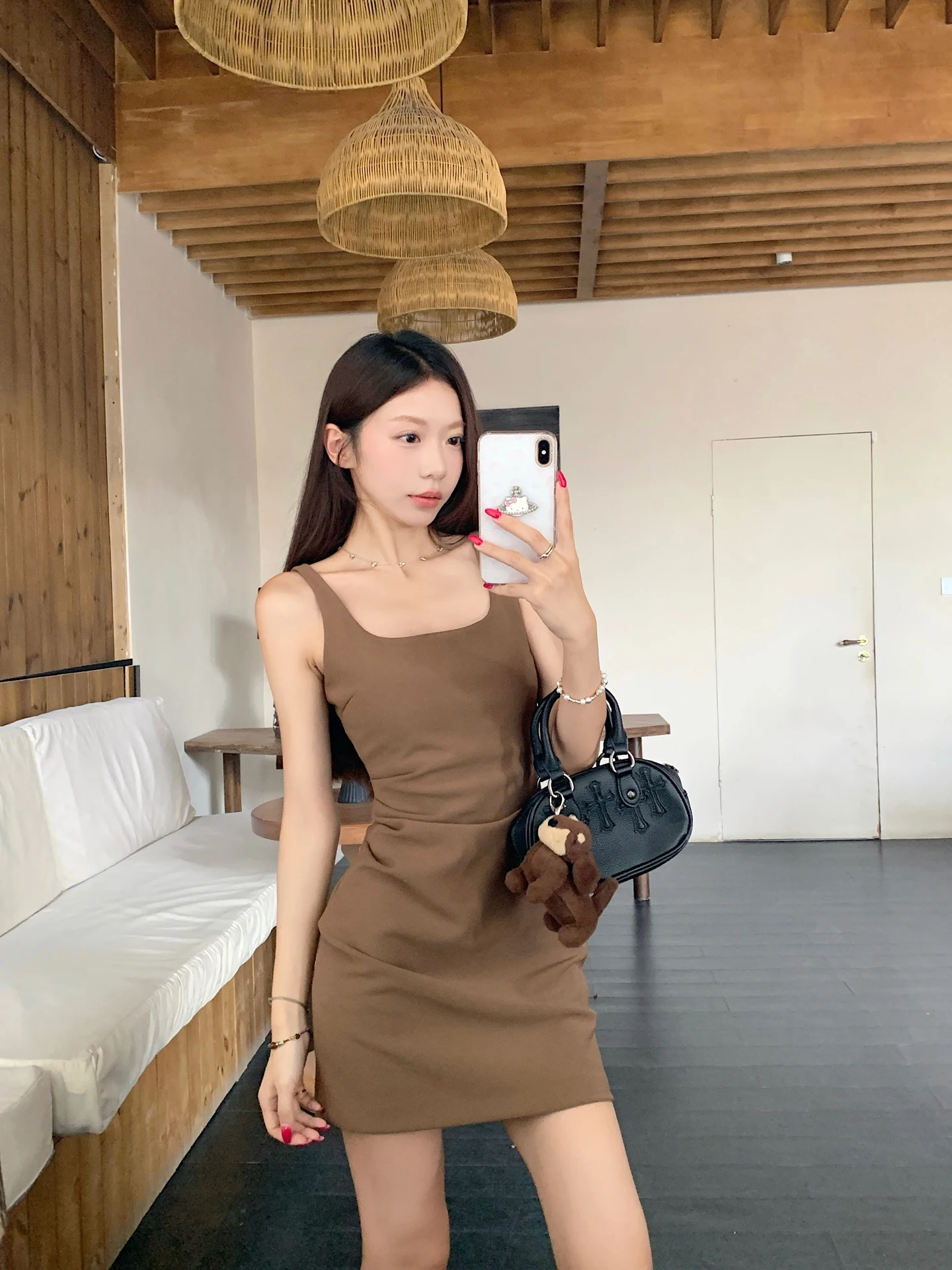 

Женская короткая юбка U-Ne с плиссировкой и завышенной талией, облегающая, для повседневной носки, весна 2026, новая коллекция