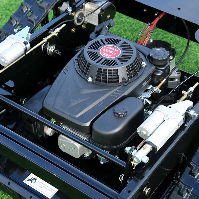 Customized Smart Remote Control 360-degree Rotating Weeder Multi-functional Crawler Lawn Mower New Engine Motor  Garden