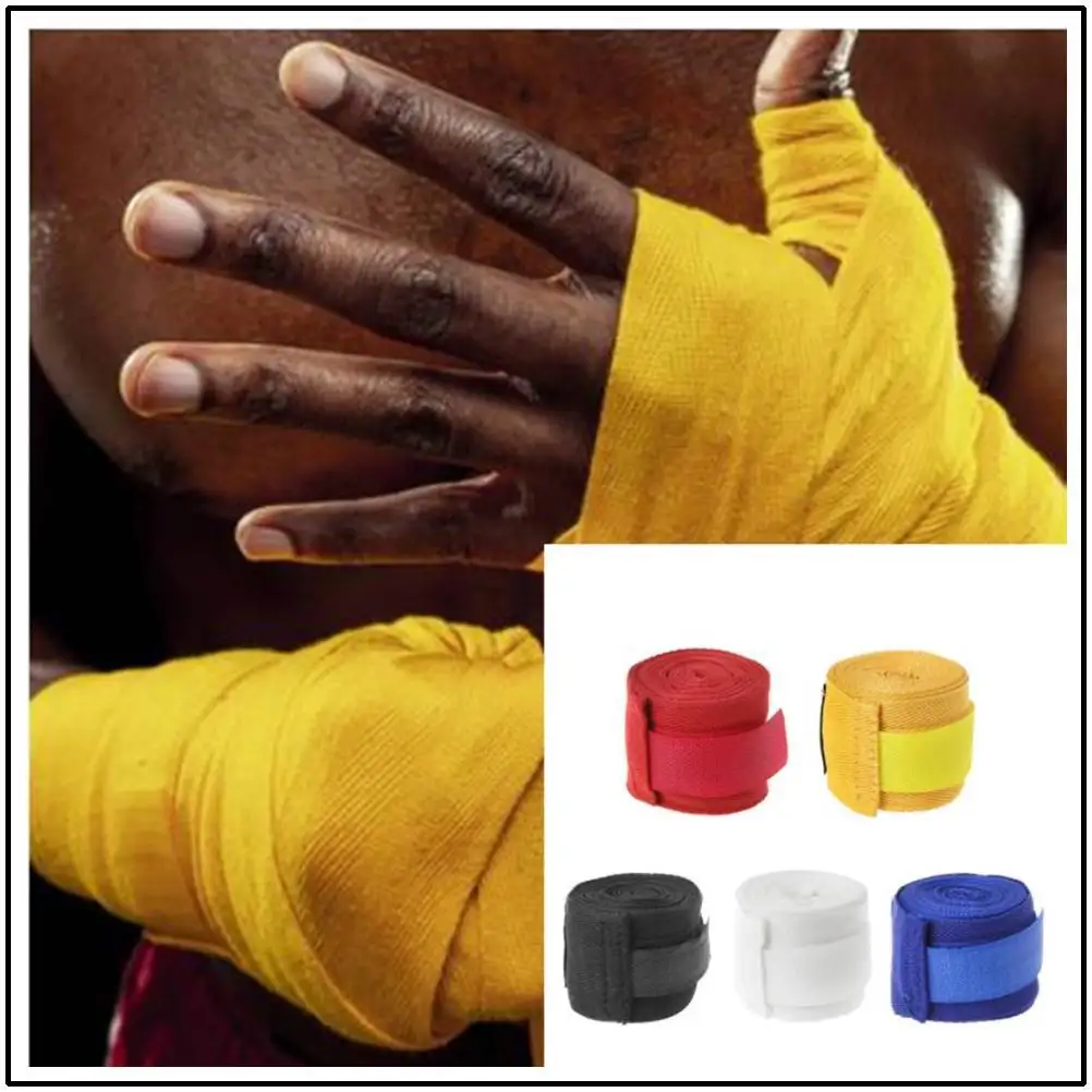 5M Boxing Sports Wraps Bandage Kick Boxing Mma Muay Thai Hand Wrap Belt Combat Training Handguard Elastic Bandage