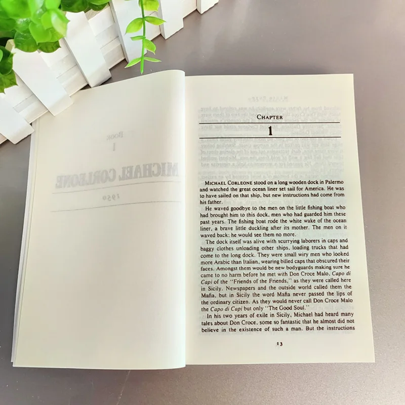 صقلية النسخة الإنجليزية الصقلية Godfat ماريو بوزو الكتب الإنجليزية Libros Livros الأعمال الأدبية الكلاسيكية #4