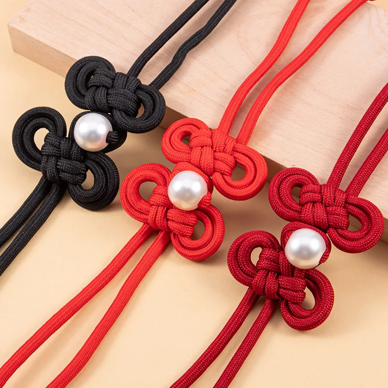 1 Pairs Handmade Chinese Knot Button for Tang Costume Dressing Clothing Buttons Toggle Closure Duffle Coat DIY