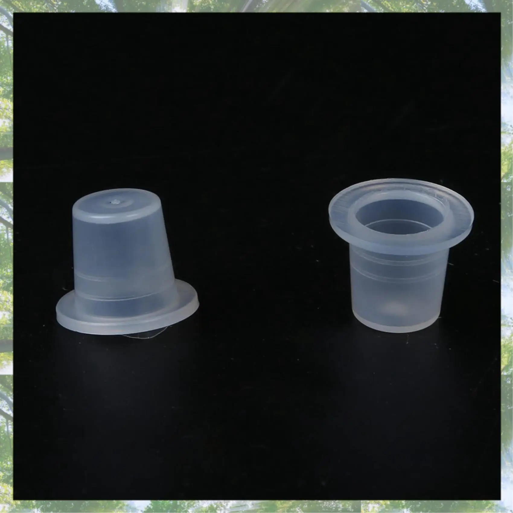 

L73A 2025-1000 Pcs 8Mm Small Tattoo Ink Cups Caps For Needle Tip Grip Power Supply Sm