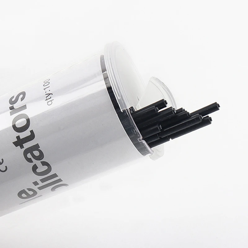 100 قطعة من أدوات إزالة وصلات الرموش الصغيرة للاستعمال مرة واحدة، فرش أعواد قطنية صغيرة للمكياج #2