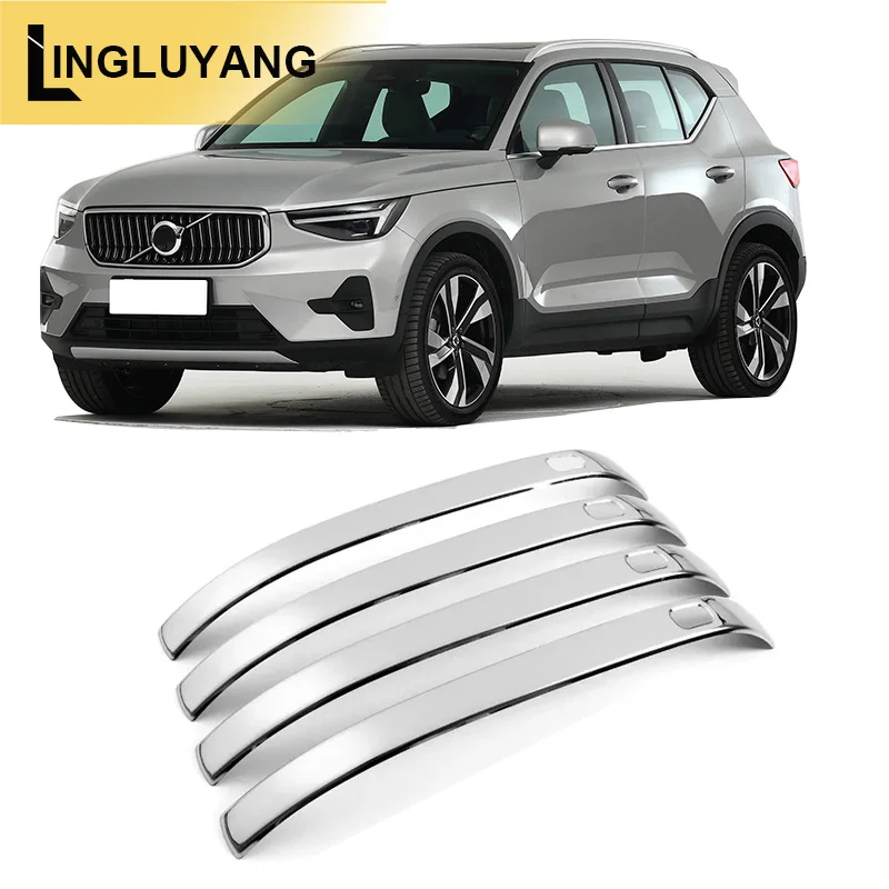 

For Volvo XC40 C40 EX40 EC40 exterior door handles door handles decorative car stickers stainless steel cars accessory