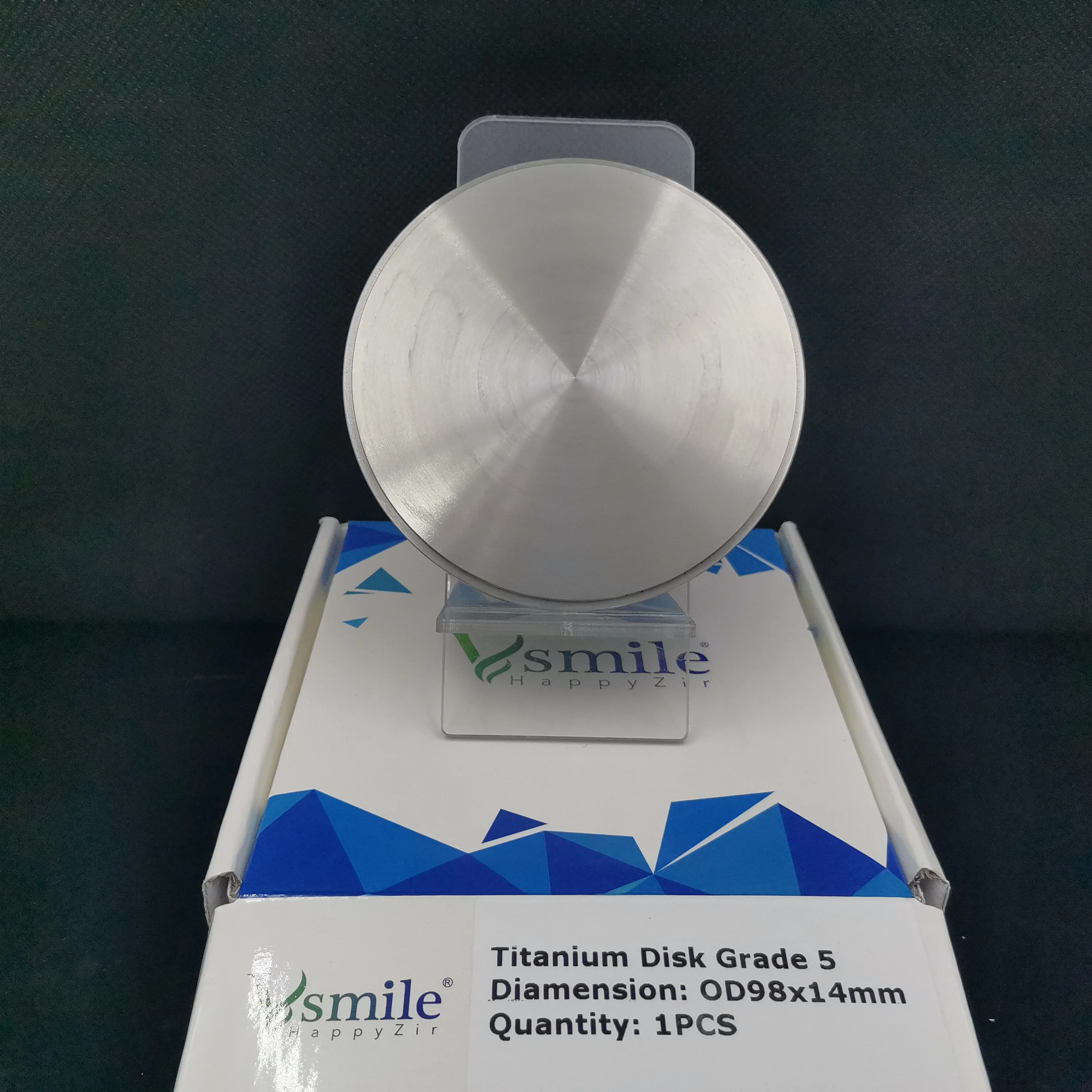 Vsmile 98mm Dental Materials Grade 5 Titanium Implant Long Span Delicate Framework Compatible With Open CADCAM System