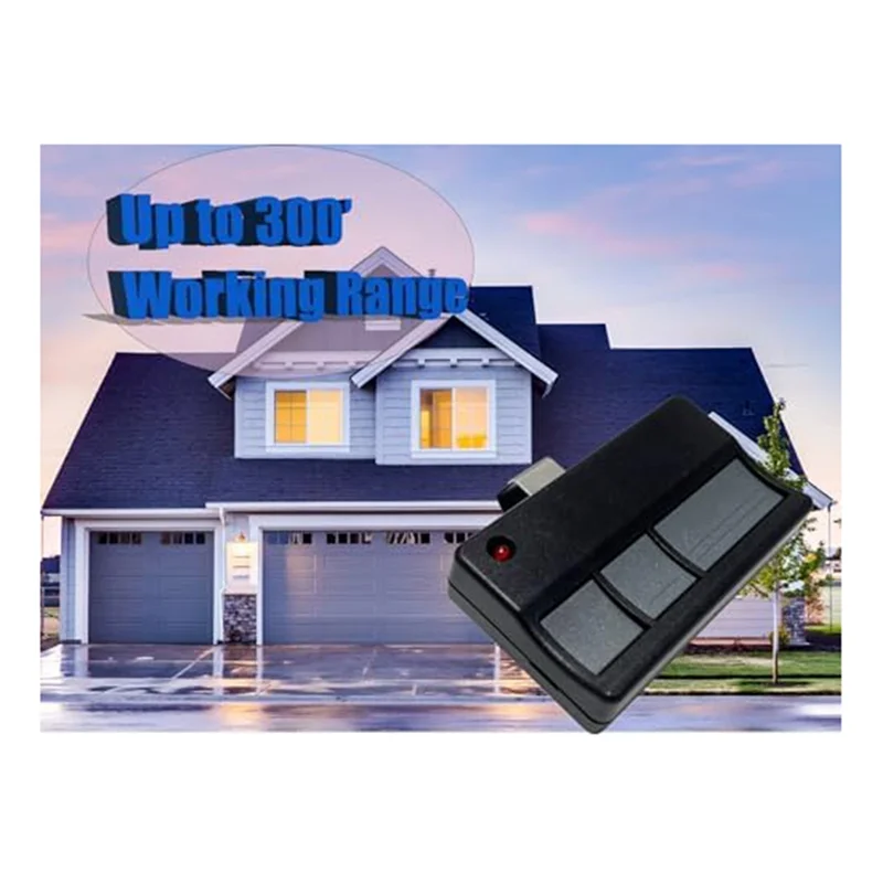 

Dependable-Garage Door Opener Remote For Chamberlain Liftmaster 373LM/953CD Purple "Brown" Learn 390Mhz Security+3 Button Crafts