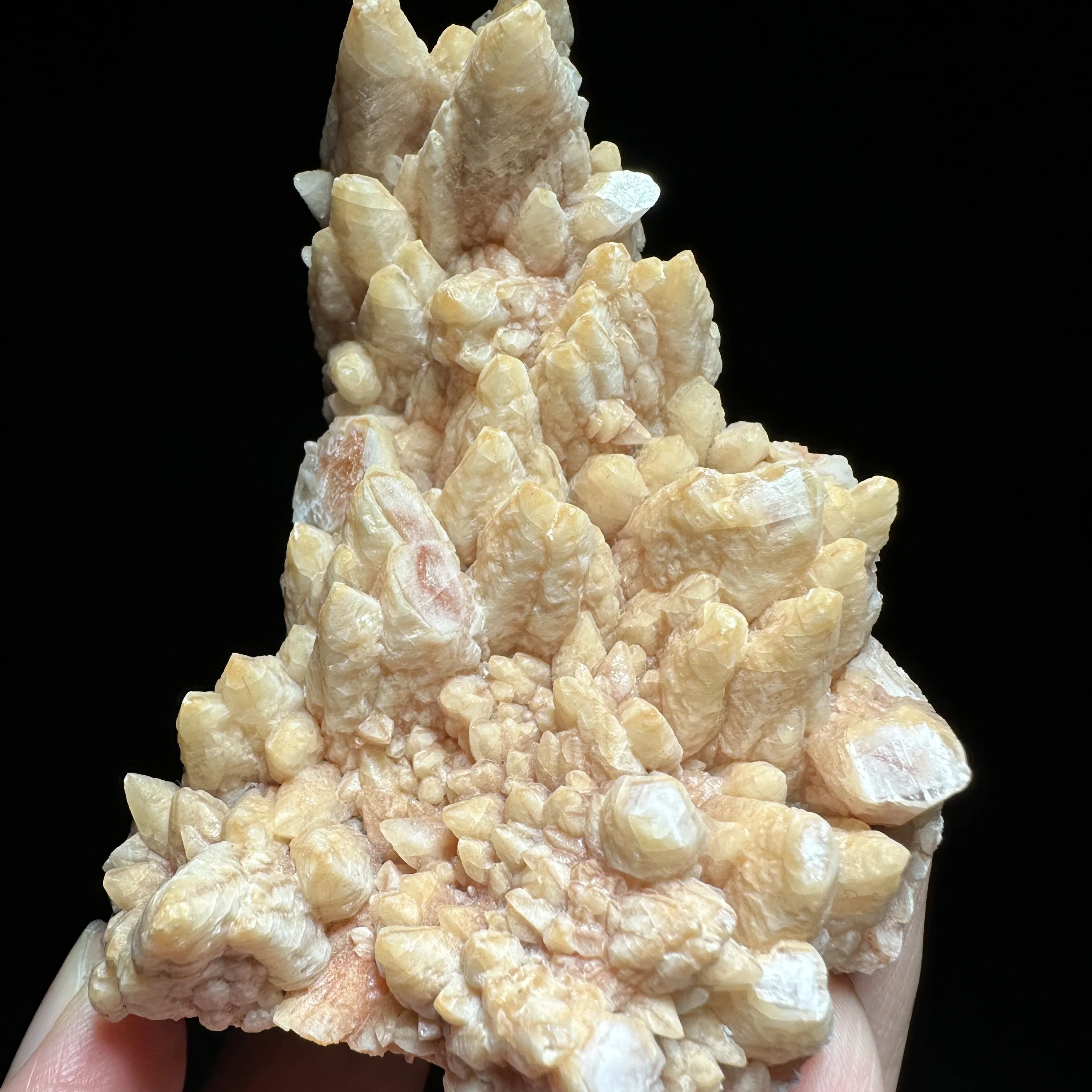 Natural Scolecite with Calcite Cluster Clear Needle Zeolite Crystal Mineral Specimen Healing Stone Home Decor