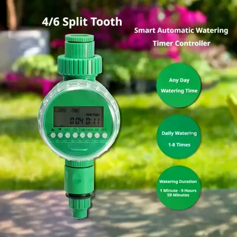 Automatic Watering Timer Simple Operation Garden Applicable Waterproof Digital Timer For Plant Care And Garden Irrigation
