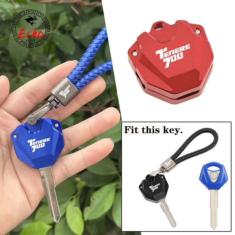 For YAMAHA Tenere700 XTZ 700 XTZ700 T7 Super 2018-2022 Motorcycle Key Cover Case Shell Protection Keyring Keychain Key Chain