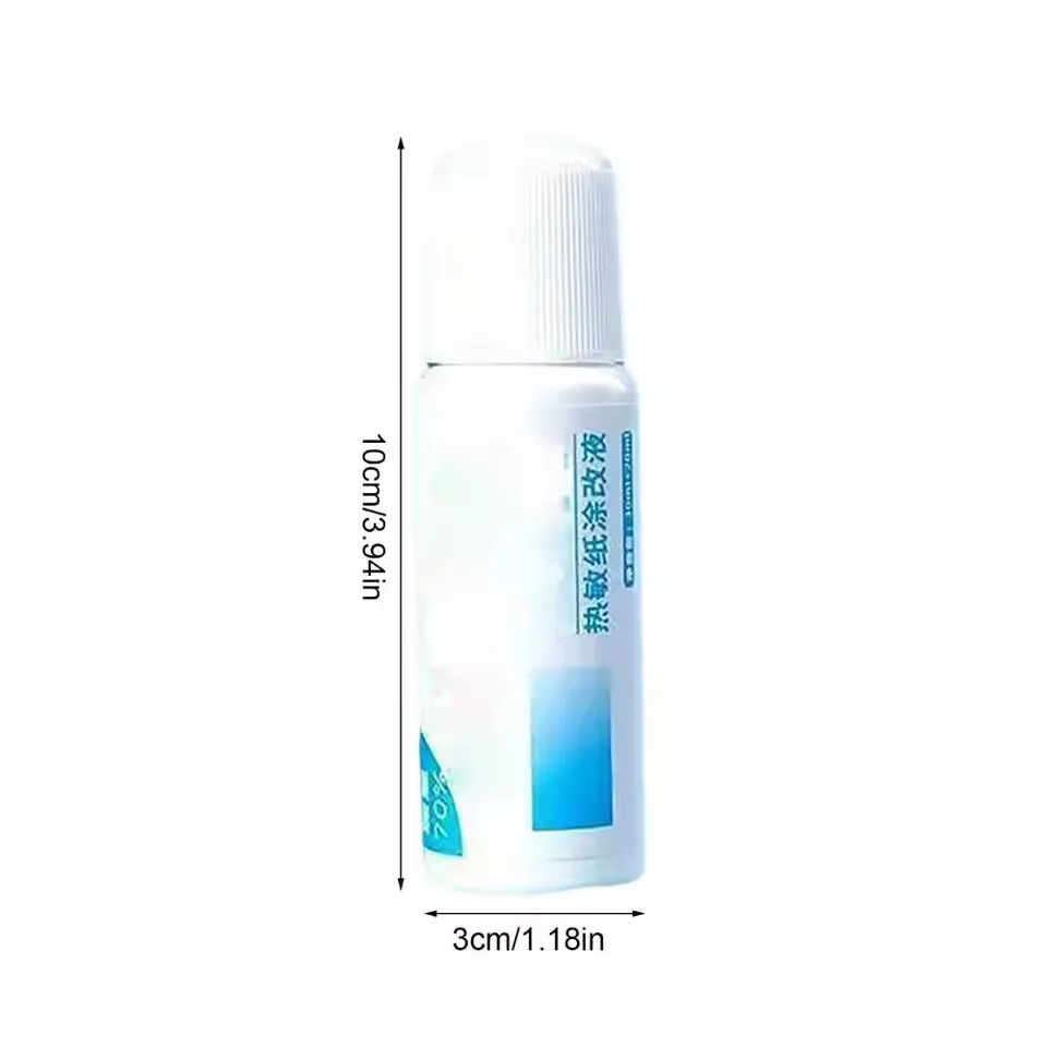 Fast-Drying Thermal Paper Correction Fluid Eraser Package Parcel Box ID Information Protector Anti Peep Identity Info Guard