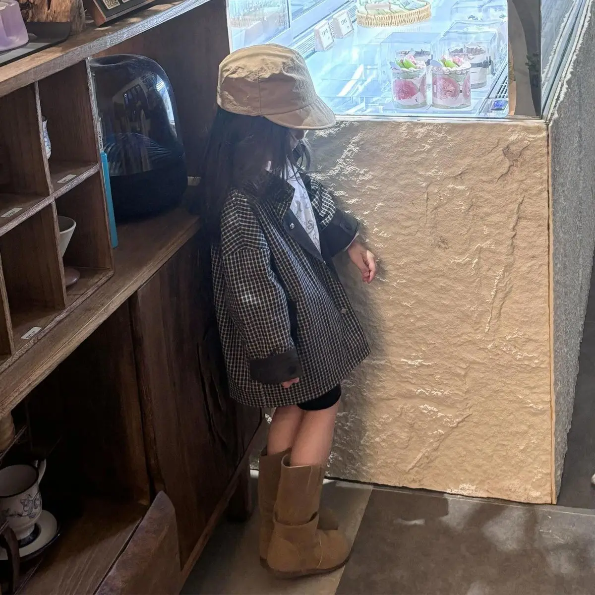 girls-coat-spring-and-autumn-new-style-children's-fashion-windproof-and-rainproof-two-sided-windbreaker-jacket