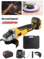 100/125MM Brushless Angle Grinder 10000RPM Cordless Cutting Machine Metal Grinding Polishing Power Tool For Makita Battery
