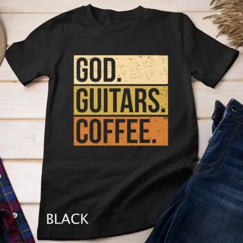 

Christian Guitar Player Guitarist I God Guitars Coffee T-Shirt Unisex T-shirt