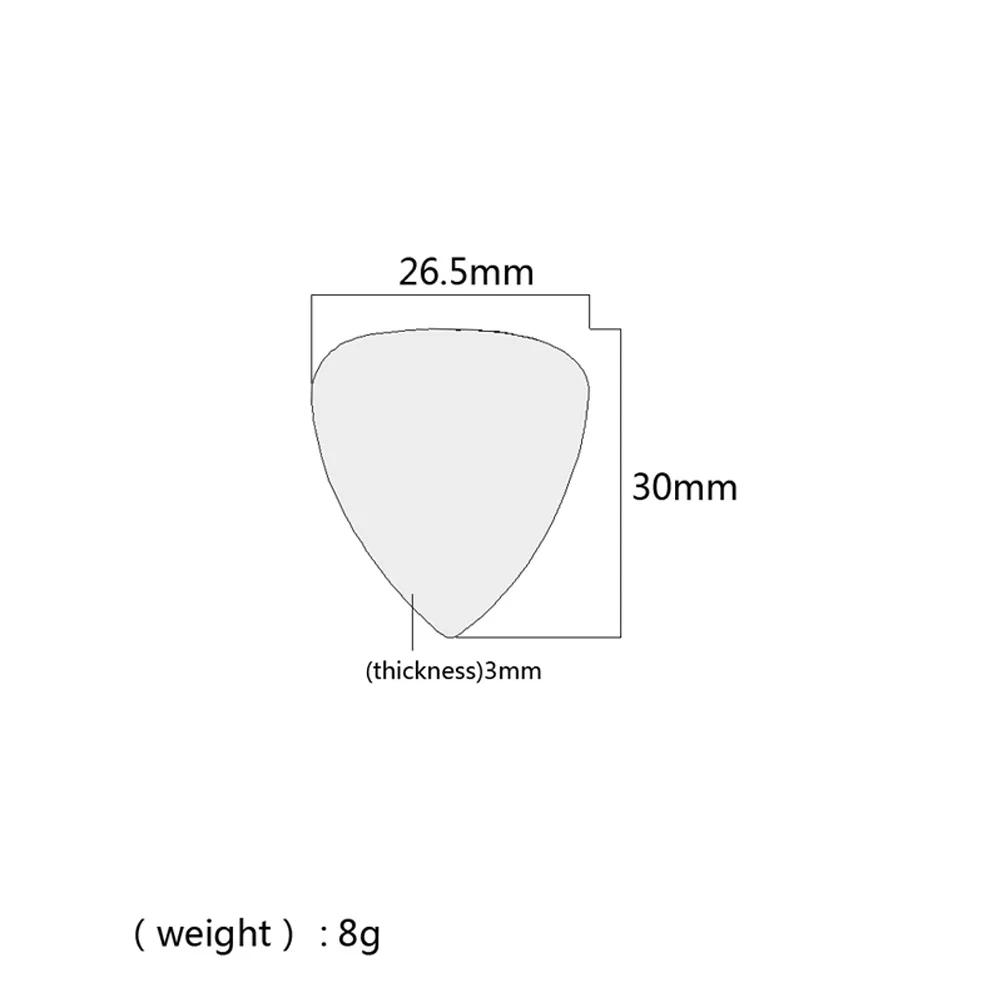 

10Pcs Wool Felt Guitar Picks Nylon String Bass Guitar Plectrum Ukulele Accessories Comfortable Grip Lightweight White