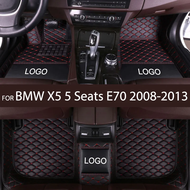 

Custom Car Floor Mat For BMW X5 FIVE SEAT E70 2008-2013 Years Car Accessories Luxury Carpet Liner Waterproof Anti-Slip