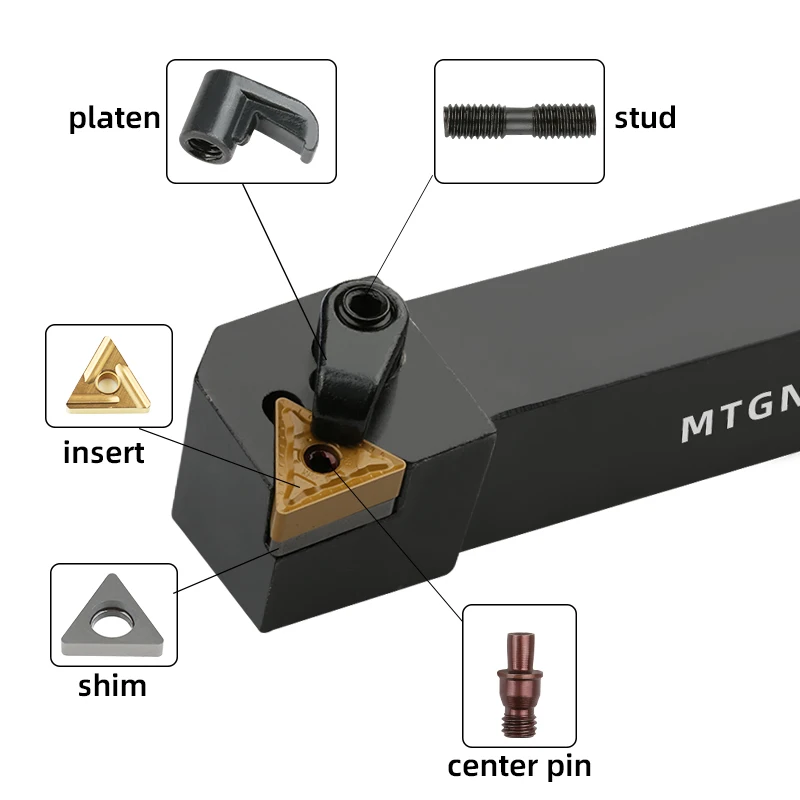 Hengxin externer dreh werkzeug halter mtgn mtgnr2525m16 mtgnl3232p12 1616 h16 202 k16 Hartmetalle in sätze drehmaschine cnc maschinen stangen werkzeug