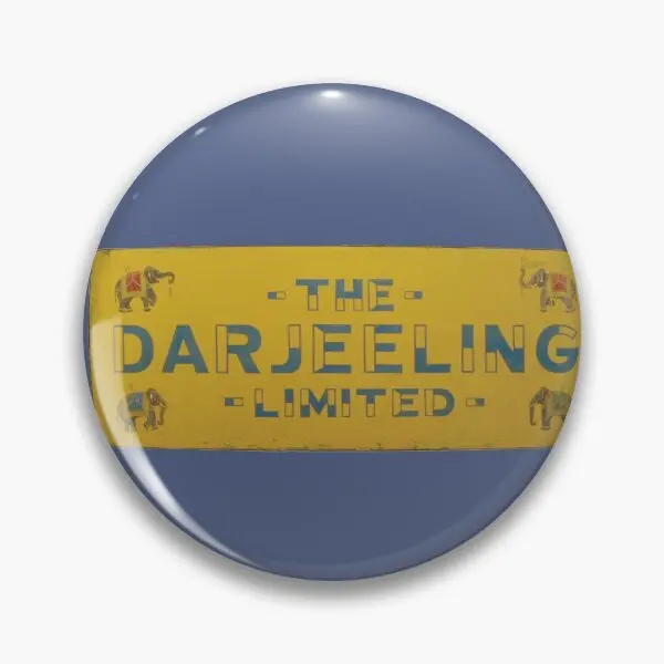 The Darjeeling Limited  Soft Button Pin Decor Funny Hat Creative Brooch Gift Cute Cartoon Metal Lapel Pin Lover Collar Clothes