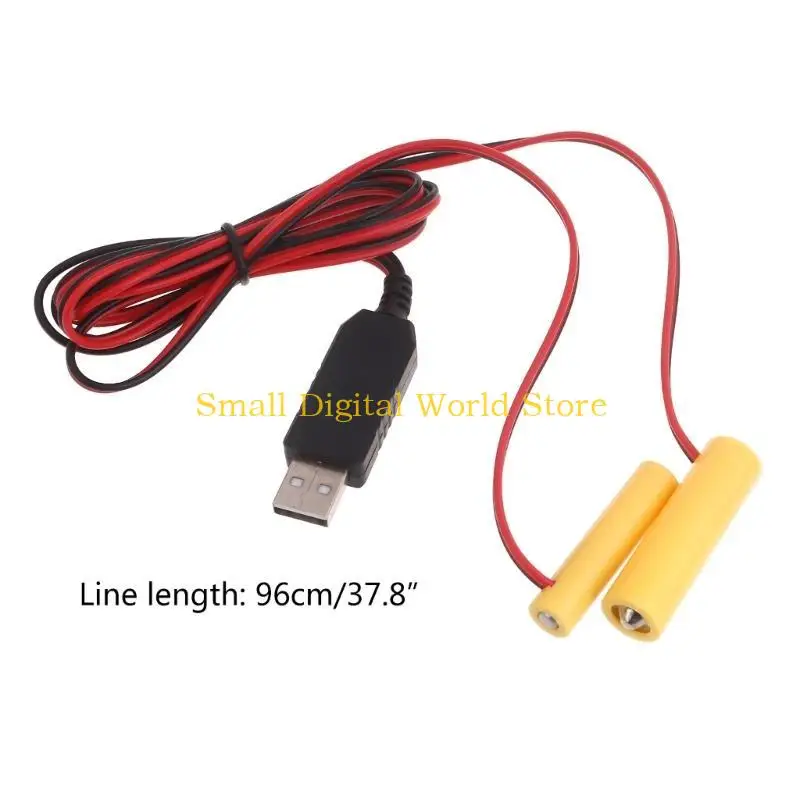 77UB 1 in 2 USB Power Supply Replace 3pcs 1.5V LR03+LR06 Battery for Clock Toy Light - view 6
