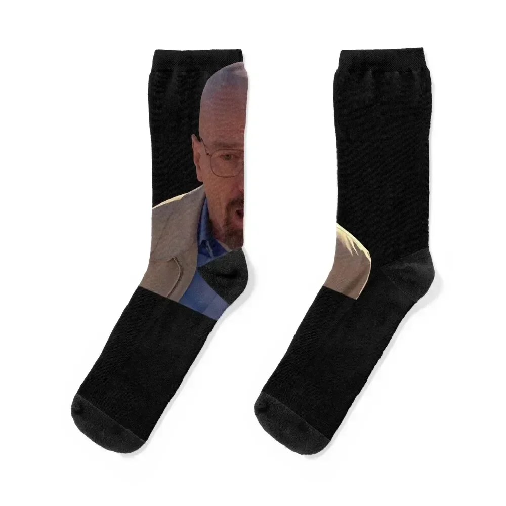 Walter White Face Meme! Breaking Bad! Socks heated funny sock New year's kids Men's Socks Women's