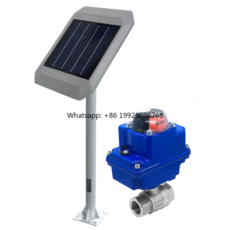 

LoRawan Connected Wireless Remote Control Smart Motorized Type Stainless Steel Two-Sheet Ball Valves with Actuator