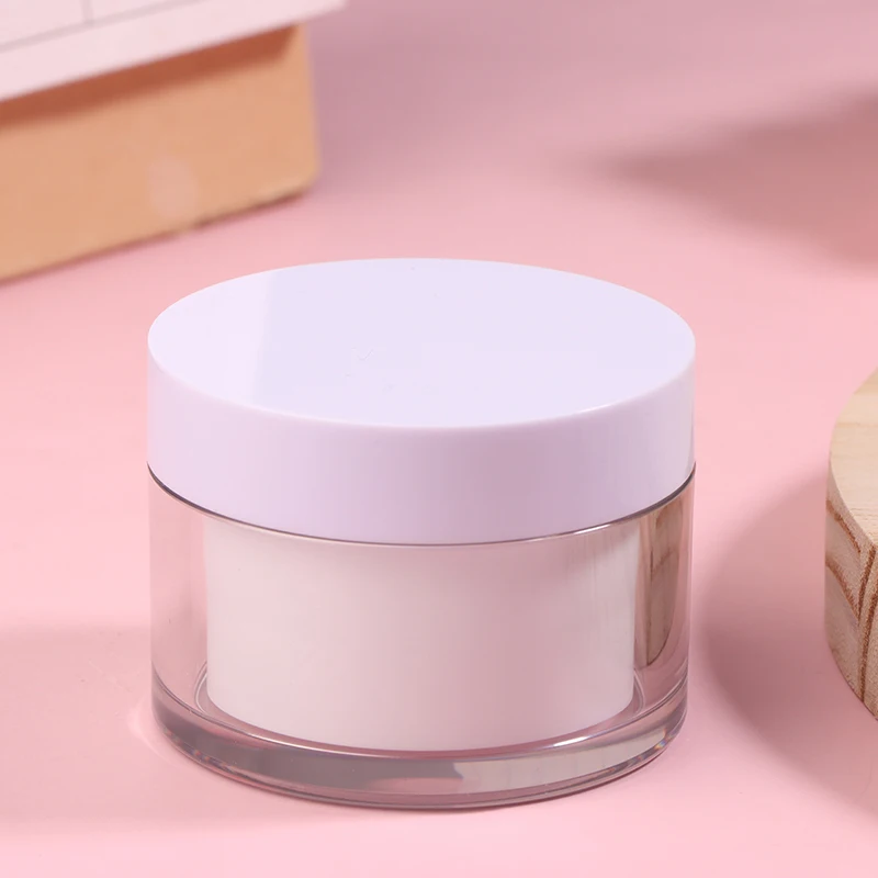 1PC Round Refillable Bottles Plastic Empty Cosmetic Jar Makeup Container Face Cream Eyeshadow Gel Suncreen Perfume Travel Bottle