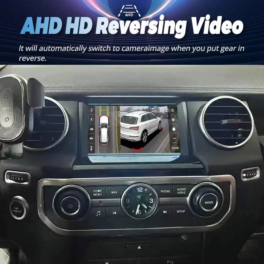 Android15 النمط الأصلي سيارة لتحديد المواقع والملاحة لاند روفر ديسكفري 4 LR4 2009-2016 مشغل فيديو الوسائط المتعددة CarPlay رئيس وحدة