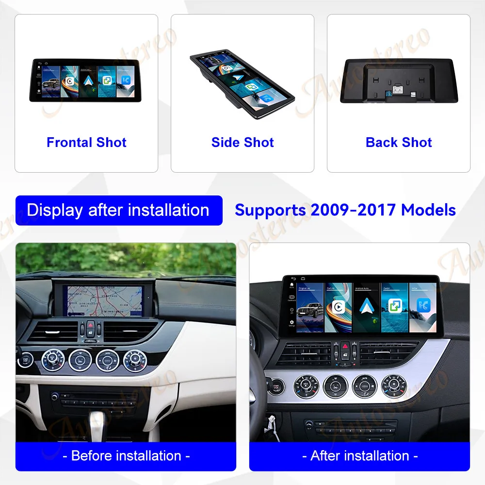 Linux Carplay 12.9 inch Touch Screen For BMW Z4 2009-2017 NBT/CIC Car GPS Navigation Device Wireless Carplay Android Auto