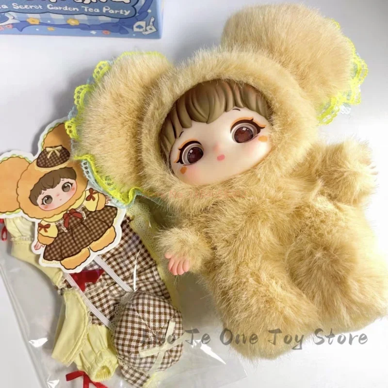 ジユリロリータのブラインドボックス,秘密の庭,お茶会シリーズ,かわいいぬいぐるみ,ミステリーボックス,アクションフィギュア,サプライズバッグ,ペンダント人形のおもちゃ