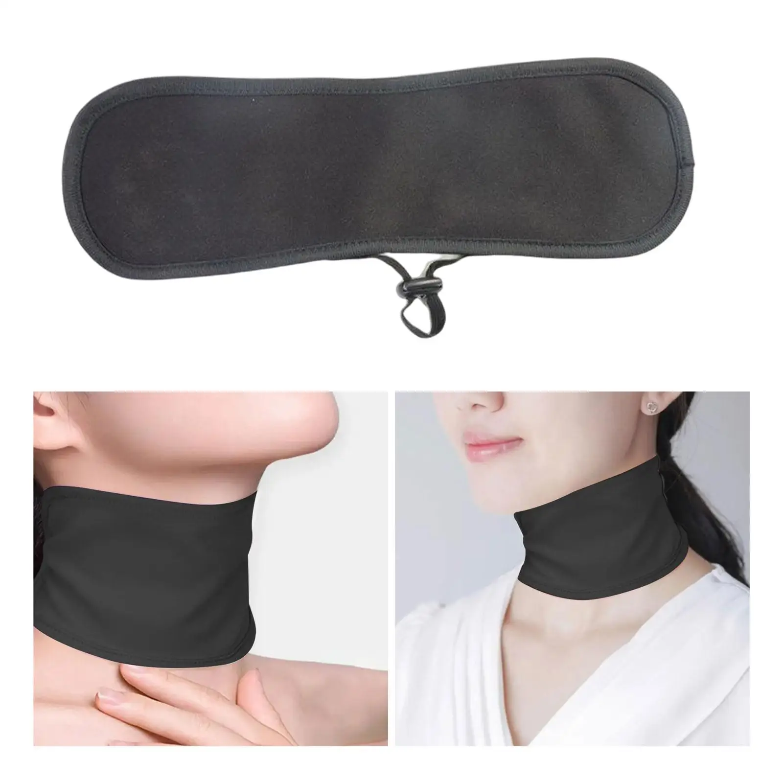 

Castor Oil Neck Pack Pad (castor Oil Not Included) Length Adjusted Freely According to Neck Circumference Durable Reusable