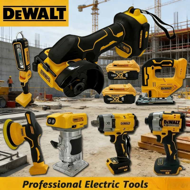 

Бесщеточный портативный электрический гайковерт Dewalt, беспроводной многофункциональный электроинструмент: термофен, полировальная машина, воздушный насос, резак.