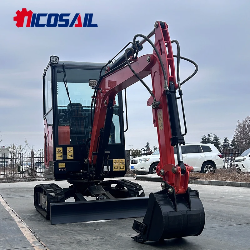 

Мини-экскаватор новый 2-тонный 2,5-тонный мини-экскаватор с кабелем, подходящий для садов и ферментов