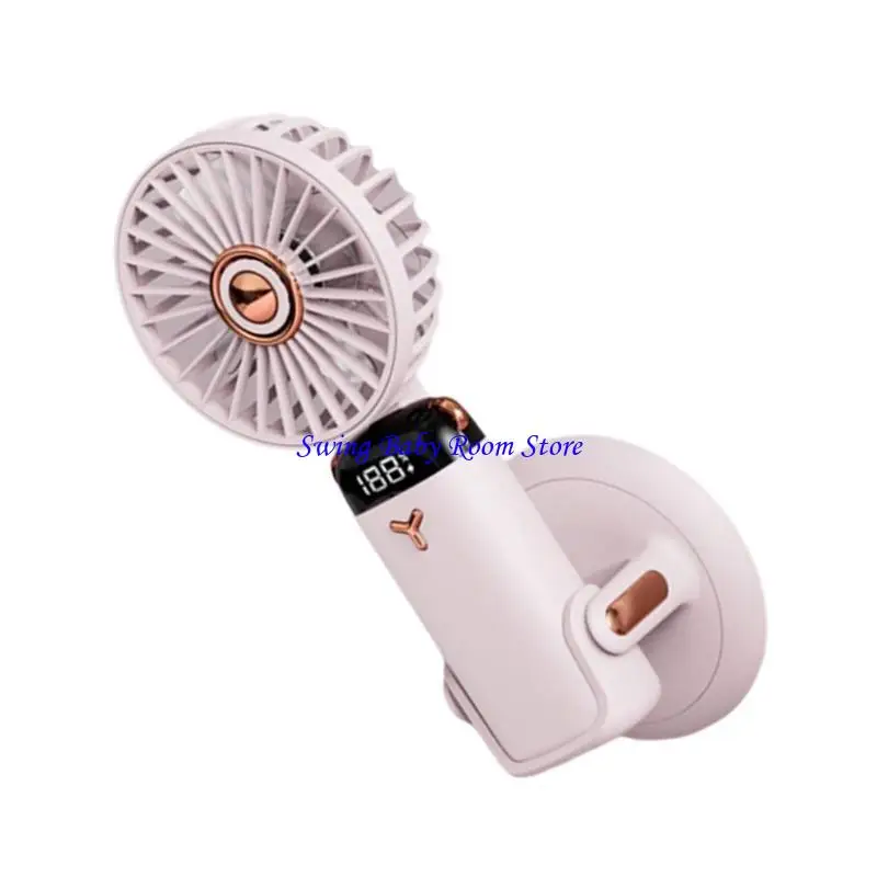 K1AD Small Fan Fan Fan Companed مروحة مروحة قابلة للطي مروحة مروحة مروحة سفر صغيرة مروحة التبريد مثالية للمكتب والاستخدام في