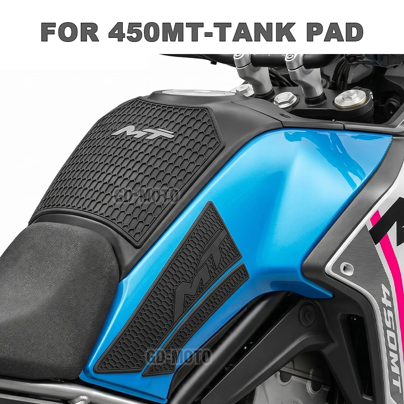 Protetores de Tanque para CFMOTO 450MT IBEX450, Adesivos Antiderrapantes para Tanque de Combustível CF-MOTO MT450 450mt 2024 2025