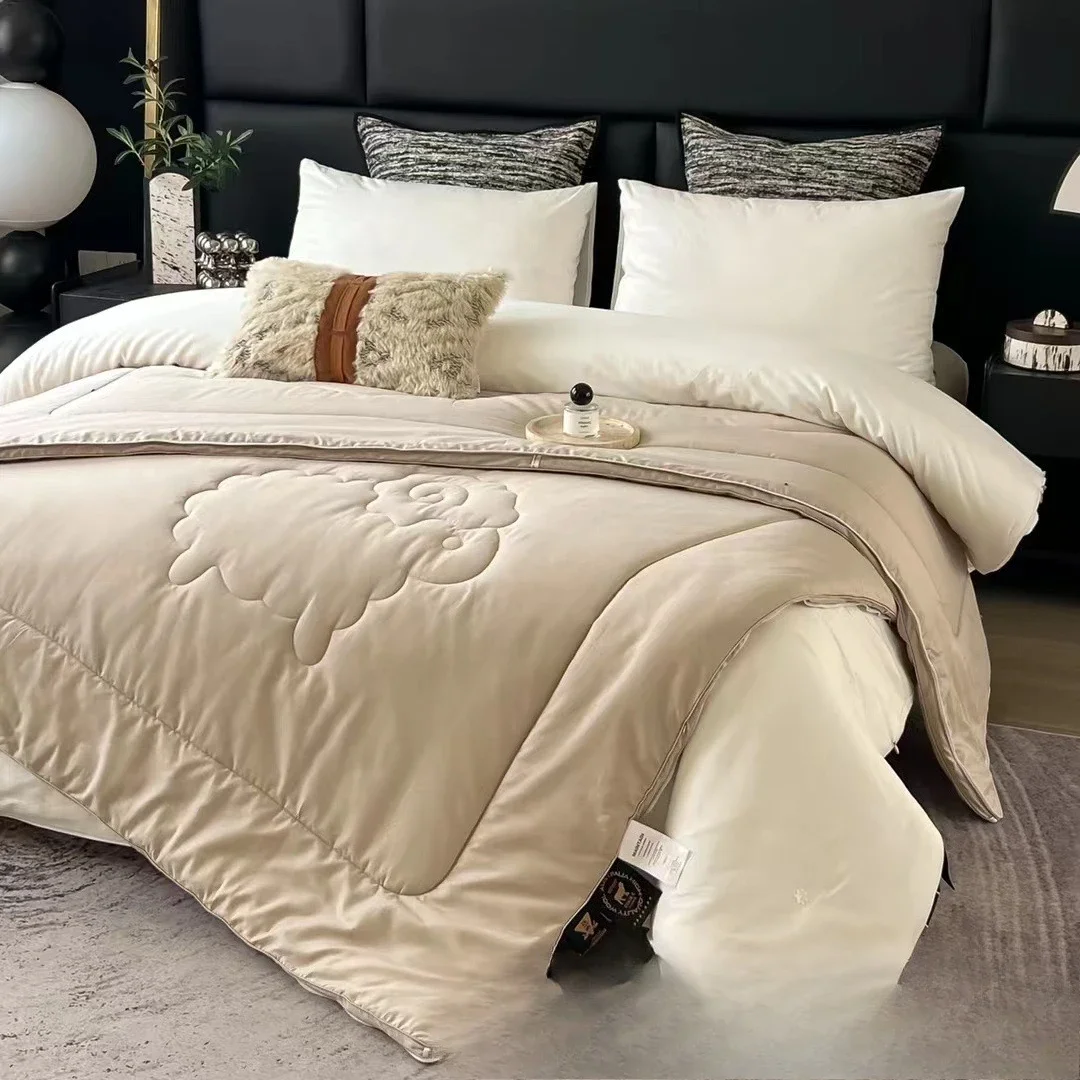 حرير، لحاف الأم والطفل، صديق للبشرة، امتصاص الرطوبة، العرق، لحاف الشتاء، المنزل، أربعة مواسم