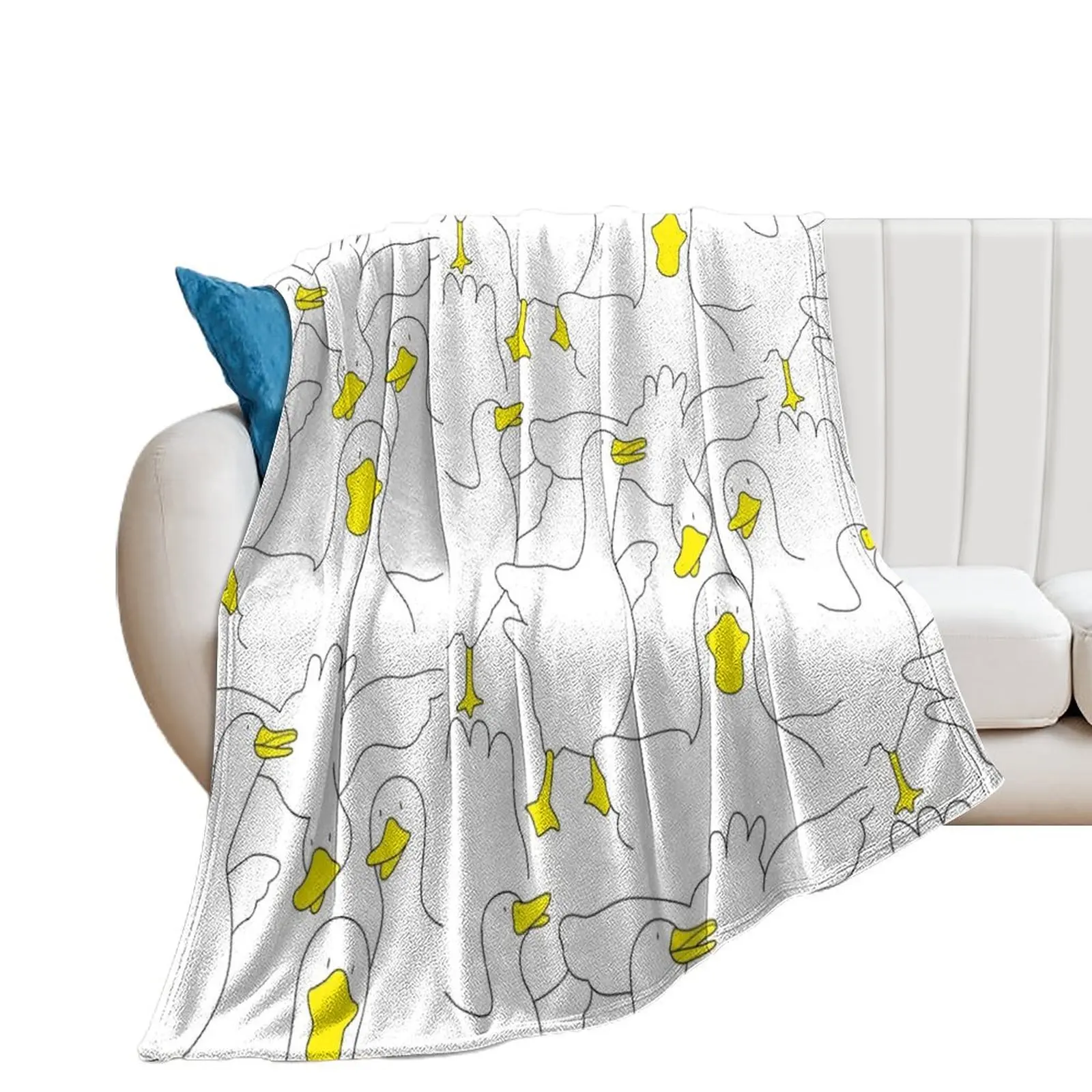 

Duck Duck Duck Throw Blanket christmas decoration For Baby Vintage Bed Fashionable Blankets