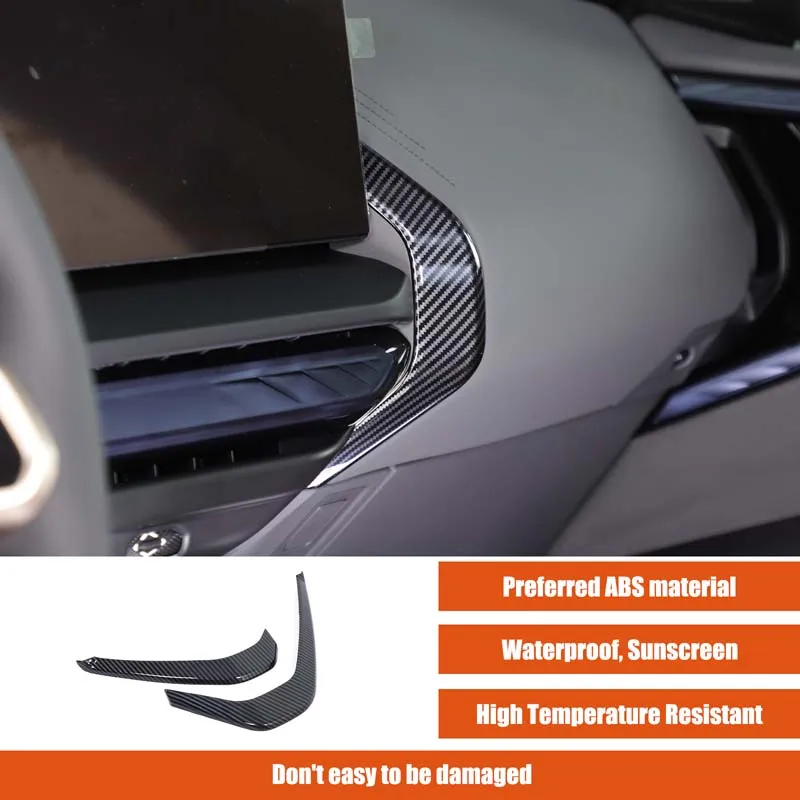 

For BMW X3 G45 2025+ ABS Carbon Fiber Car styling Car Central Control Decoration Strip Sticker Interior Protection Accessories